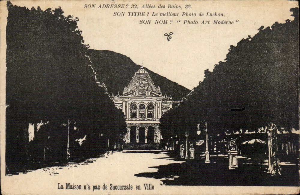 A Casa Não Tem Filial na Cidade — Allées des Bains, 32 — Foto Art Moderne - Frente