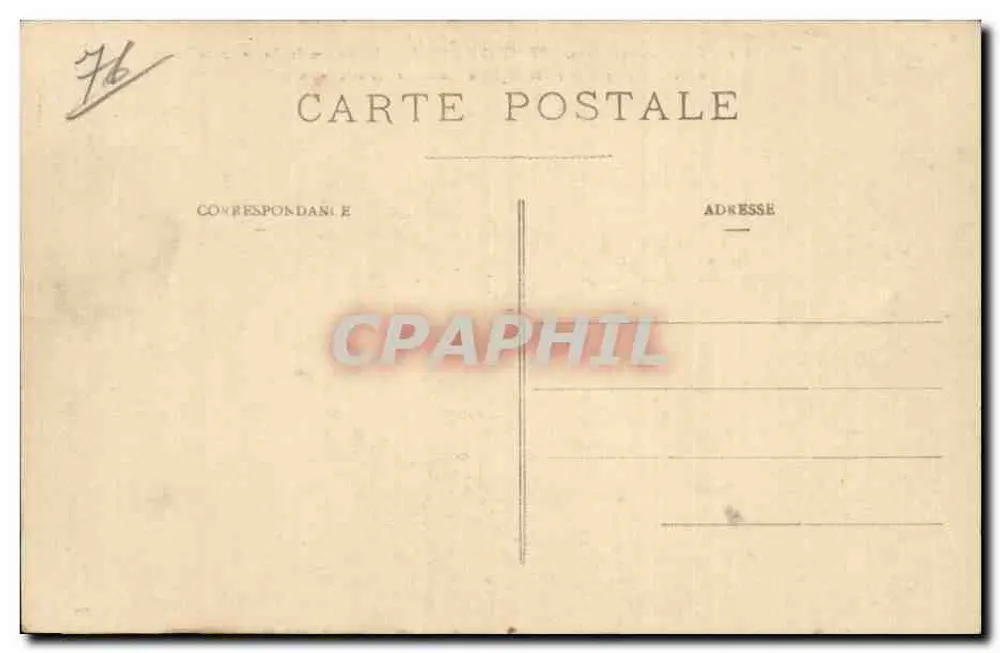 Petit-Couronne - Das Haus von Pierre Corneille und der Tisch, an dem er seine Verse schrieb - Rückseite