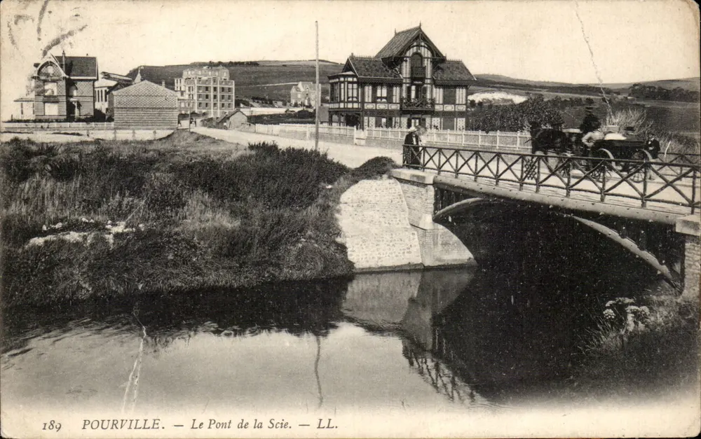 Pourville — O Ponte da Scie — LL. — 189 - Frente