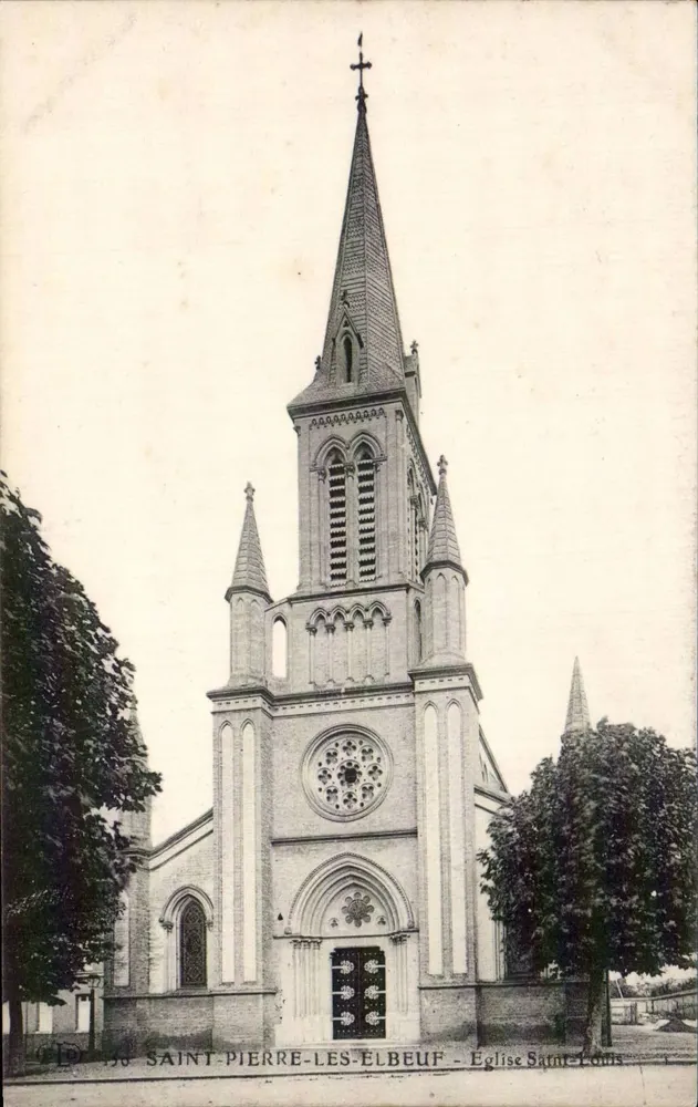 Saint-Pierre-lès-Elbeuf — Kirche Saint Louis — Verlag CD, Nr. 136 - Vorderseite