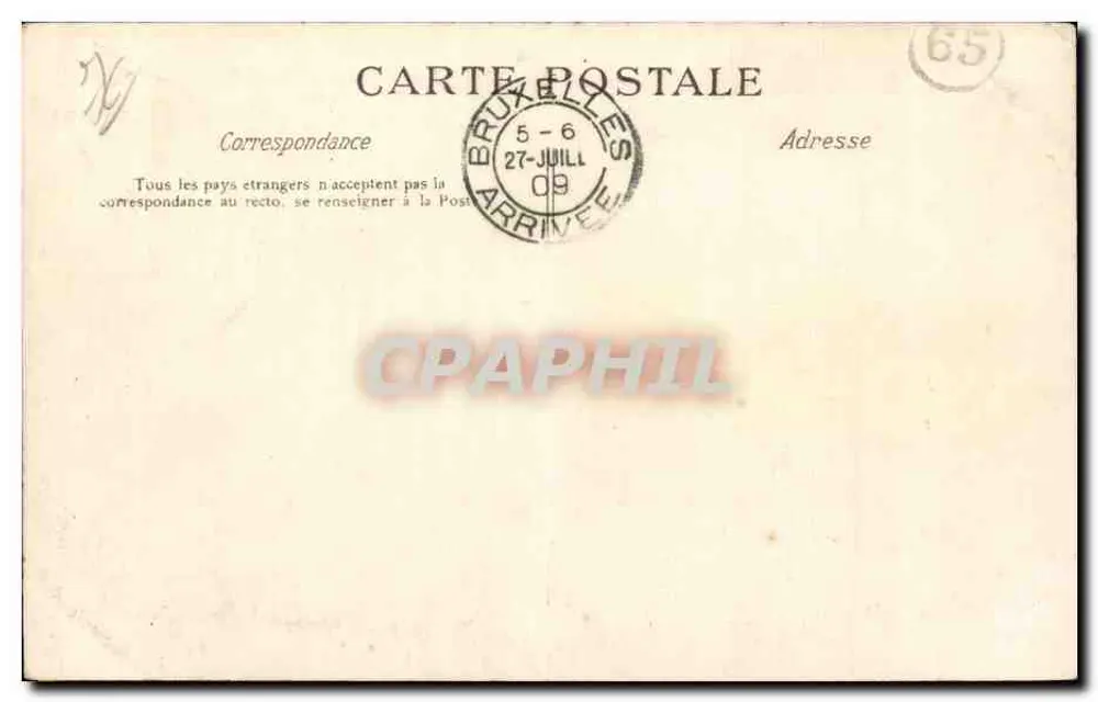 Normandie — Die "Antike Ansichtskarte" 97. Ansicht von Elbeuf — Orival — Dorf Gravier - Rückseite