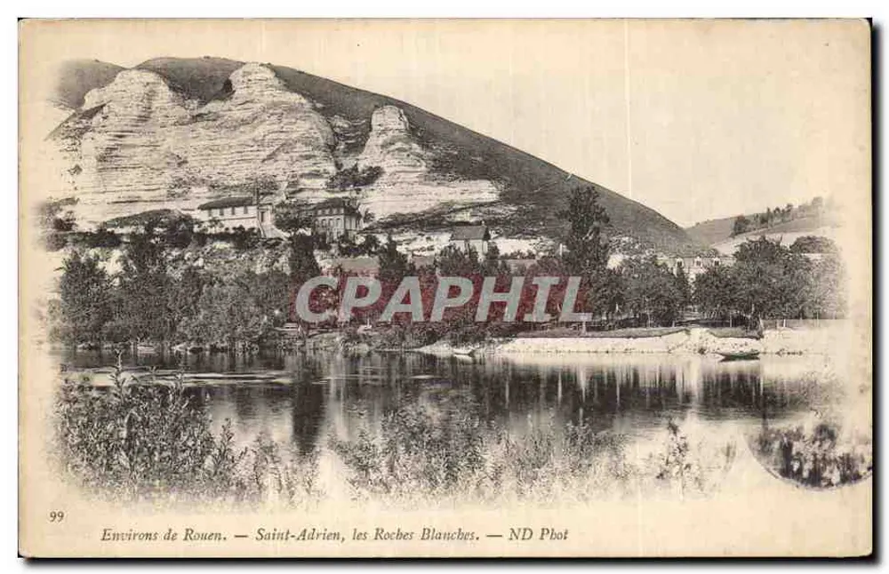 Environs de Rouen — Saint-Adrien, les Roches Blanches — ND Phot - Frente
