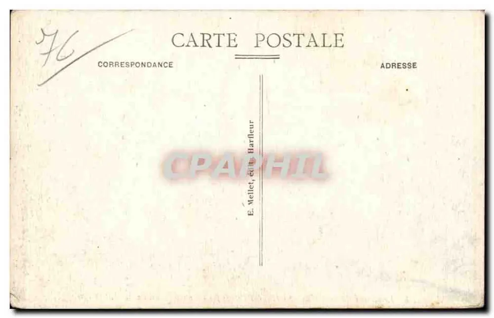 Umgebung von BOLBEC-NOINTOT (S.-Inf.) — Schloss de la Houssaye — E. Melle, Verlag Barfleur - Rückseite