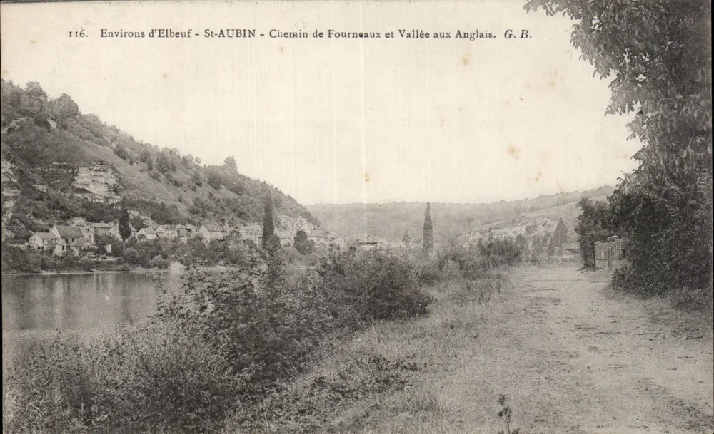 Umgebung von Elbeuf - St-AUBIN - Weg der Fourneaux und Tal der Engländer - G. B. - Vorderseite