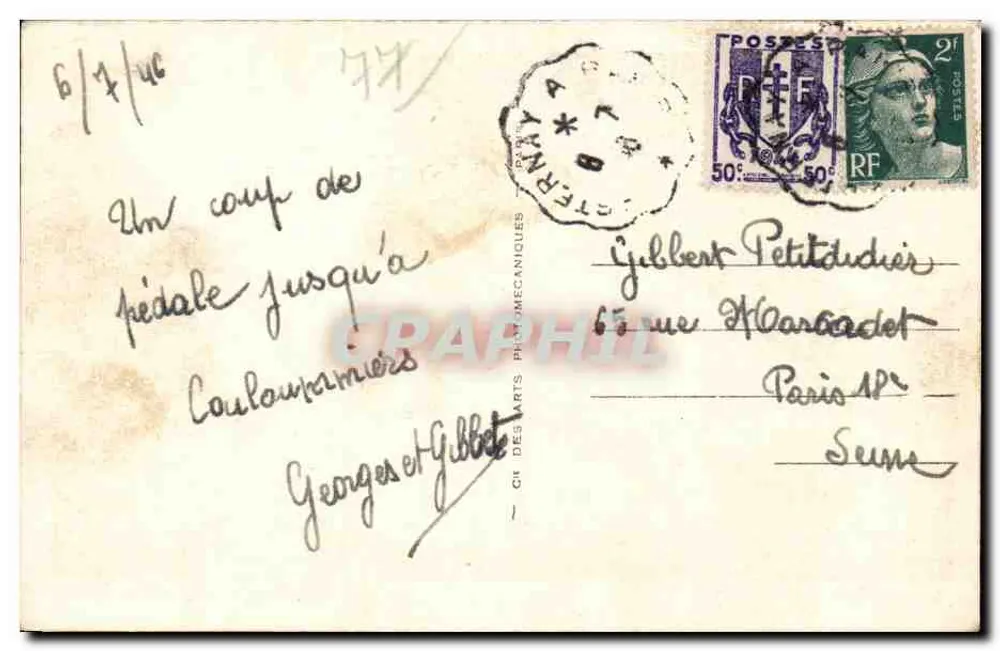 Coulommiers — Vista do Morin — LL.51 - Verso