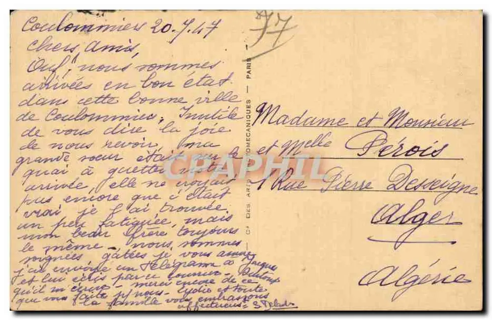 Coulommiers — Die Promenade du Bord de l'Eau — LL.43 - Rückseite