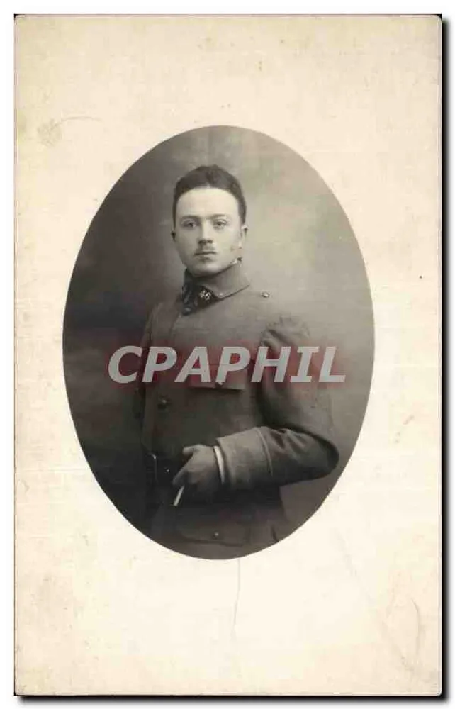 Soldado em uniforme — retrato — P. Martignon, Photo, 154, Faub. St-Antoine, Paris - Frente