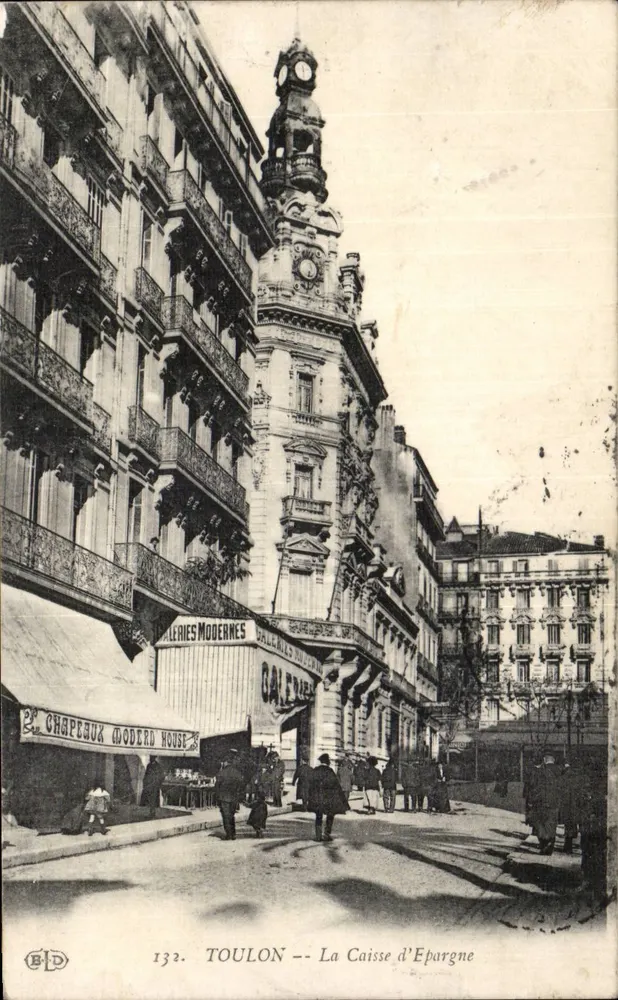 Toulon — A Caixa de Economia — Galerias Modernas - Frente