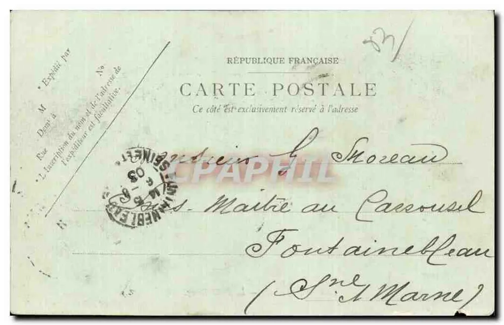 TOULON — O Pequeno Rang — A. Bougault - Verso