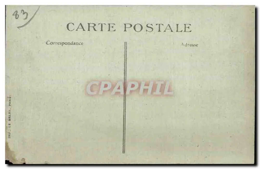 Hyères-les-Palmiers — Avenue des Palmiers — Imp. Le Dbley, Paris - Rückseite