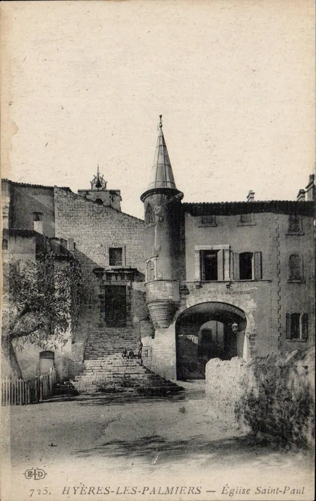 Hyères-les-Palmiers — Kirche Saint-Paul — Verleger B.P.D. n°735 - Vorderseite