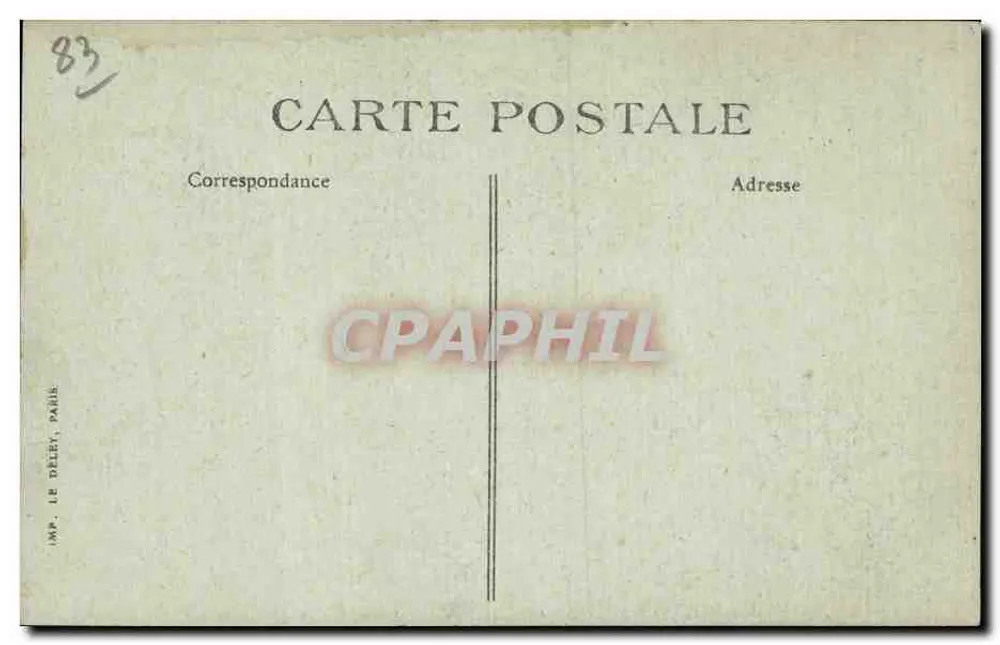 Hyères-les-Palmiers — Kirche Saint-Paul — Verleger B.P.D. n°735 - Rückseite