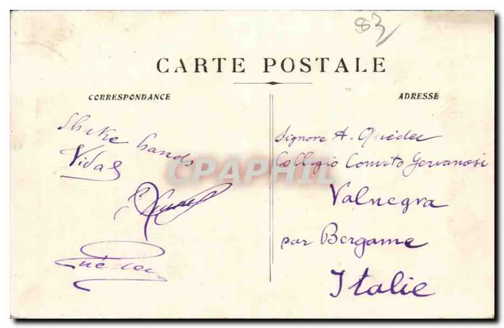 La Sainte-Baume - Vista Geral — editor desconhecido, n° de série 1 - Verso