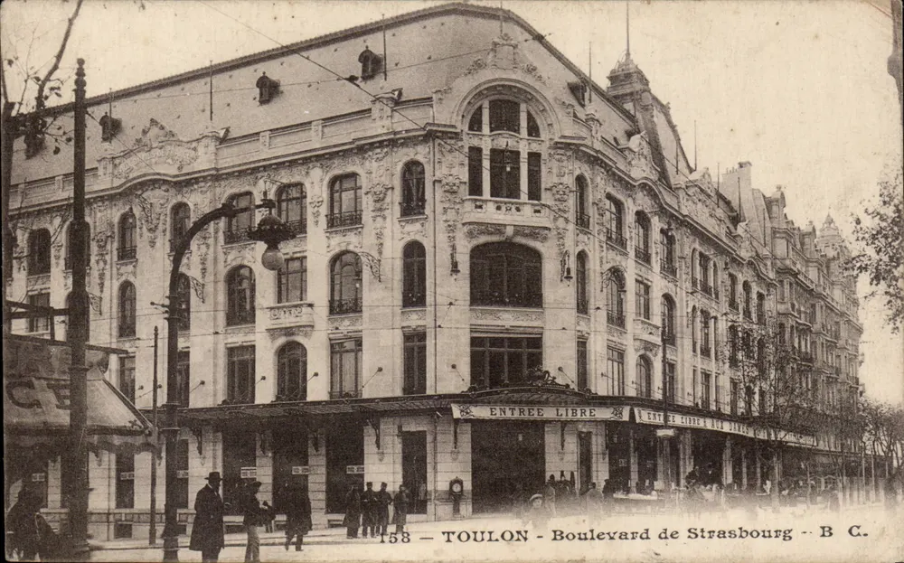 Boulevard van Straatsburg — Toulon — Inkomst vrij — B. C. - Voorkant