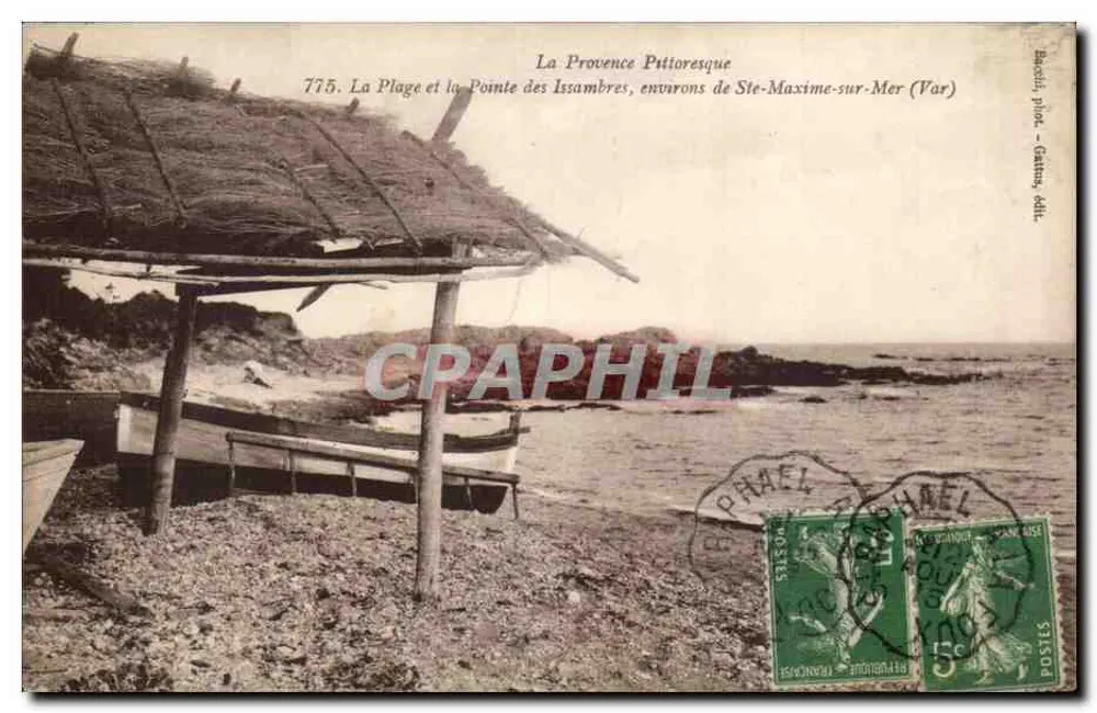 Die Strände und die Pointe des Issambres, Umgebung von Ste-Maxime-sur-Mer (Var) — La Provence Pittoresque, Nr. 775 — Gams Verlag - Vorderseite
