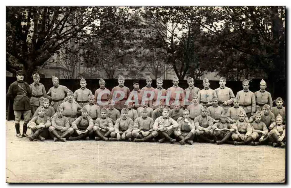 Gruppe von Soldaten — Oktober 1930 — Adjudant Houltmann - Vorderseite