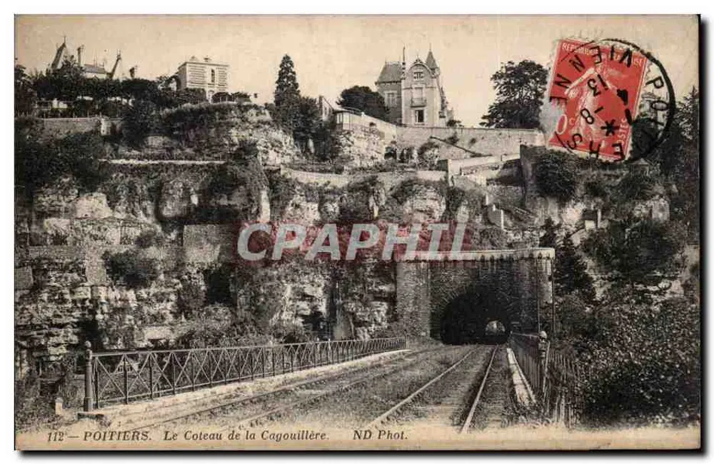 Poitiers — Der Cagouillère-Hügel — ND Phot. - Vorderseite