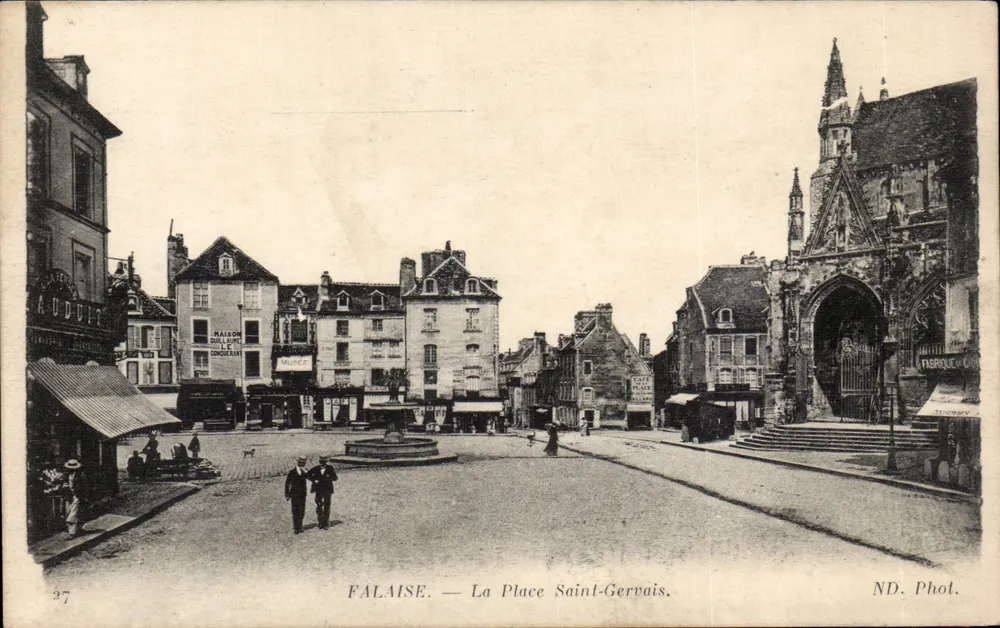 Falaise — La Place Saint-Gervais — ND. Fot. - Frente