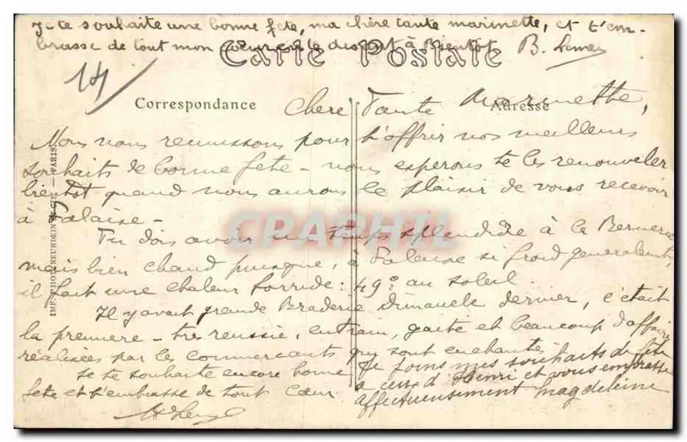 Falaise — La Place Saint-Gervais — ND. Fot. - Verso
