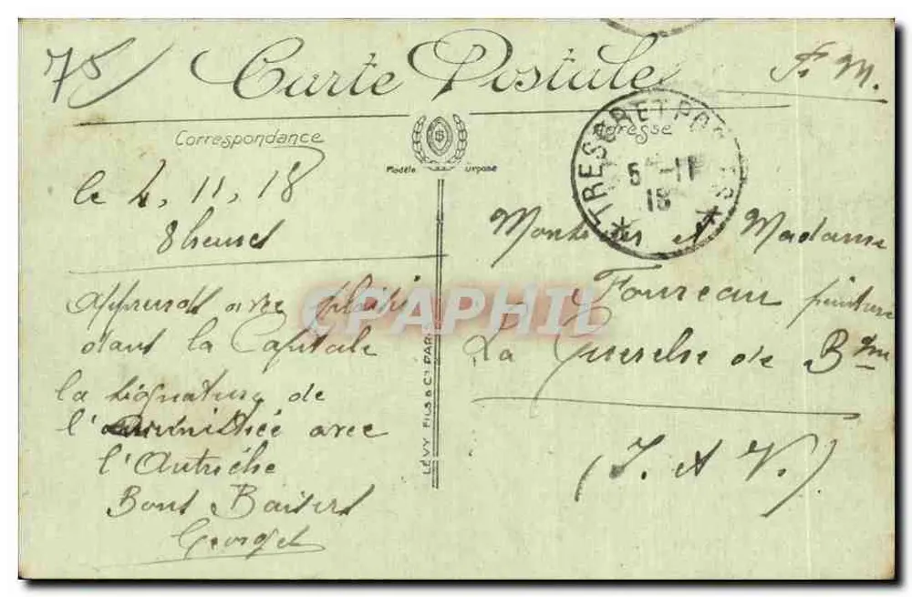 PARIS — A Estação da Norte — LL. — n° 226 - Verso