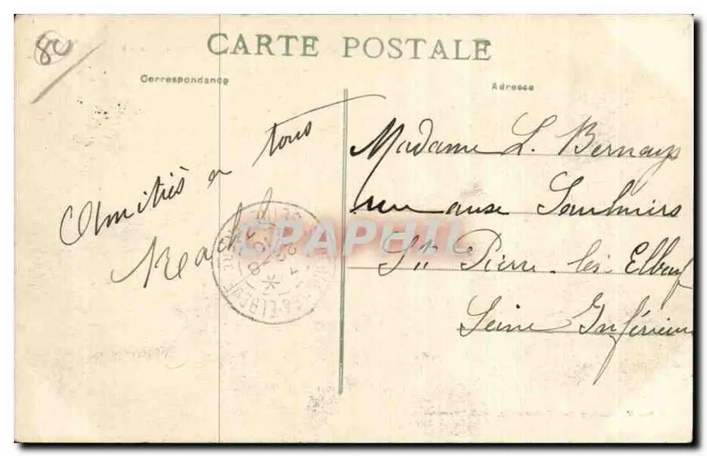 Onival - A Capela — editor Paul H. Mayer, número de série não visível - Verso