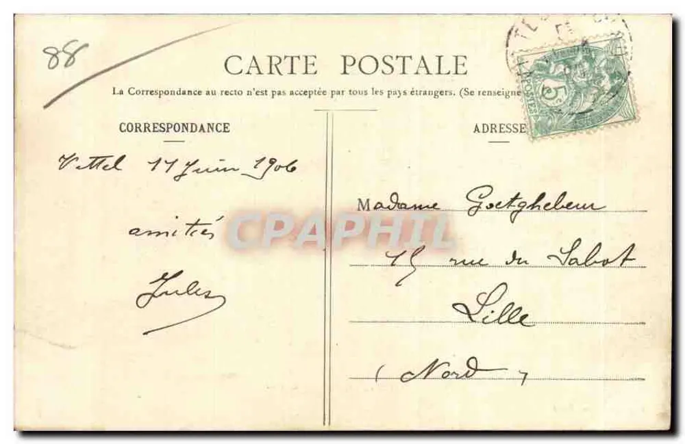VITTEL - Galerie-Promenoir — H. Ferrari, phot. Vittel - Rückseite