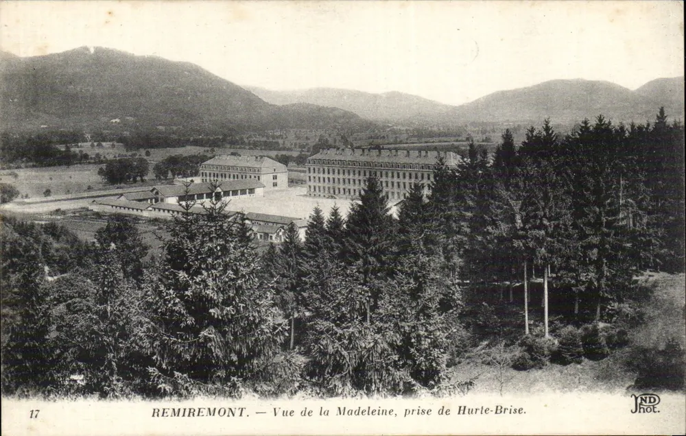 Remiremont — Ansicht der Madeleine, aufgenommen von Hurte-Brise — JND Fot. - Vorderseite