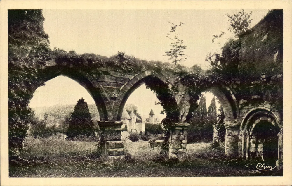Ruinen der Kapelle — Schloss Tancarville (S.-Inf.) — Verleger: Hélio Combier, Mâcon - Vorderseite