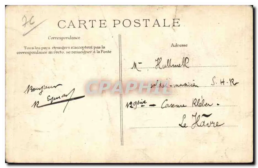 Tancarville (Seine-Inférieure) — Eingangsturm und Adler-Turm — Verlag E.C.B.L. - Rückseite