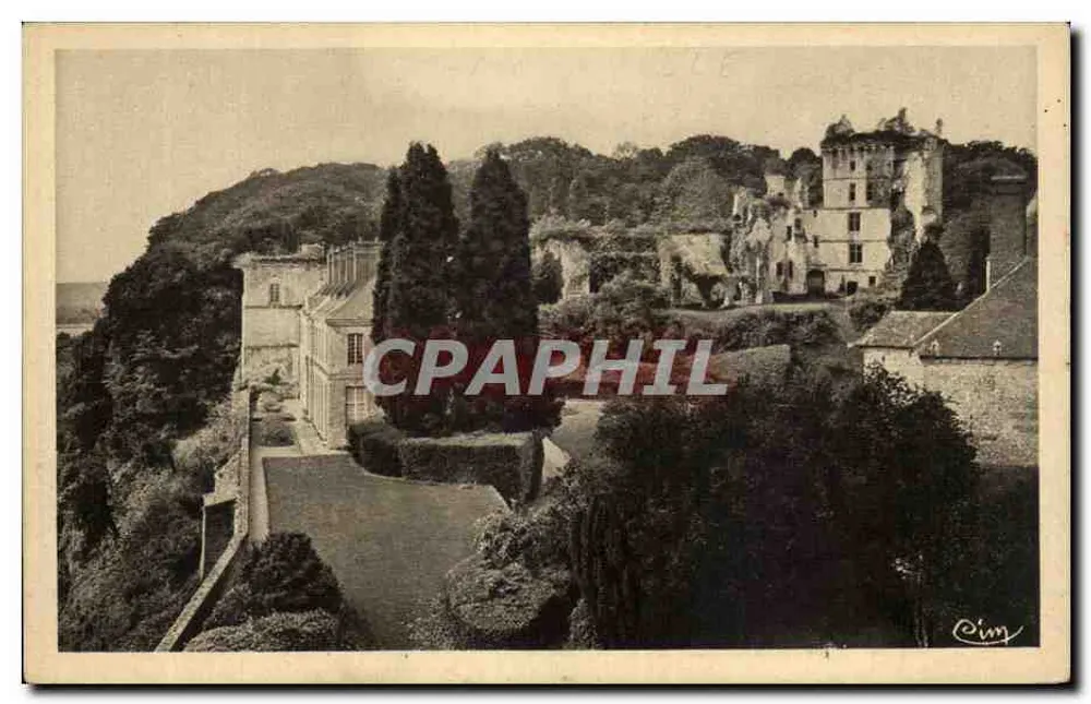 Château de Tancarville — Übersicht des Schlosses und der Ruinen — Verlag Hélio Camblier, Mâcon - Vorderseite