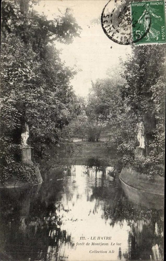 Le Havre - Het bos van Montjean. Het meer — Collectie AD - Voorkant