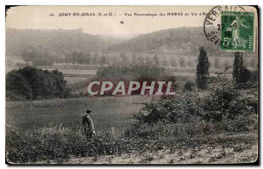 JOUY-EN-JOSAS (S.-et-O.) — Panoramablick auf die HARAS du Val d'Enfer — Edition Vercaill - Vorderseite