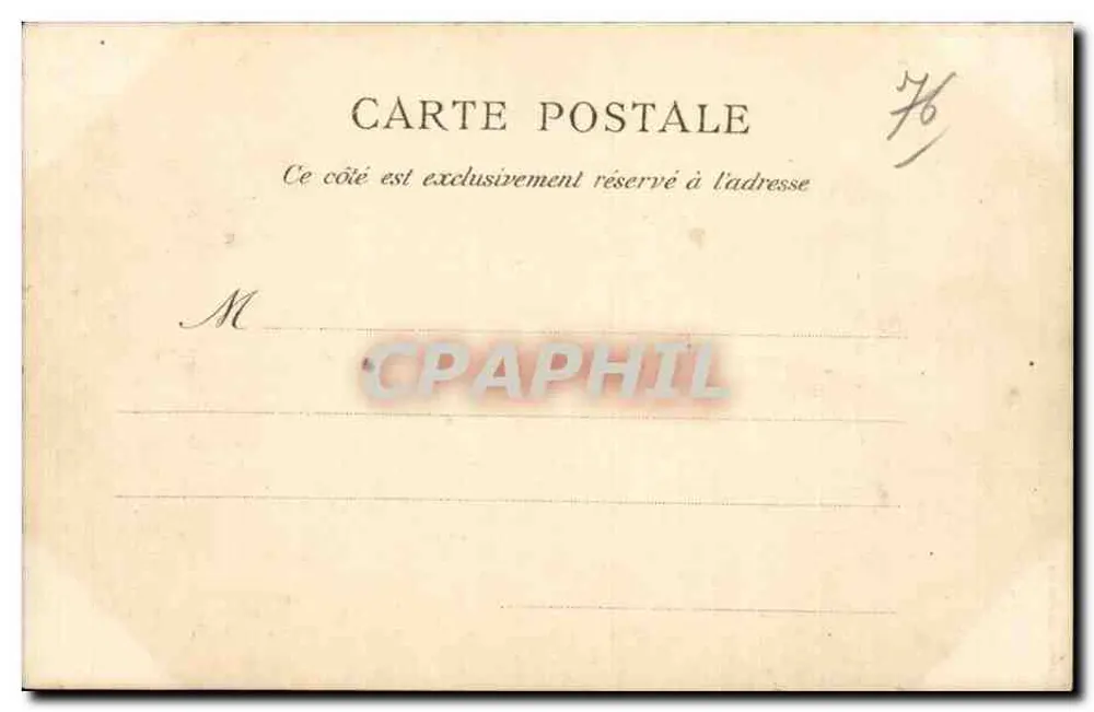Le Havre — O Boulevard Marítimo e a Hève — E.J. - Verso