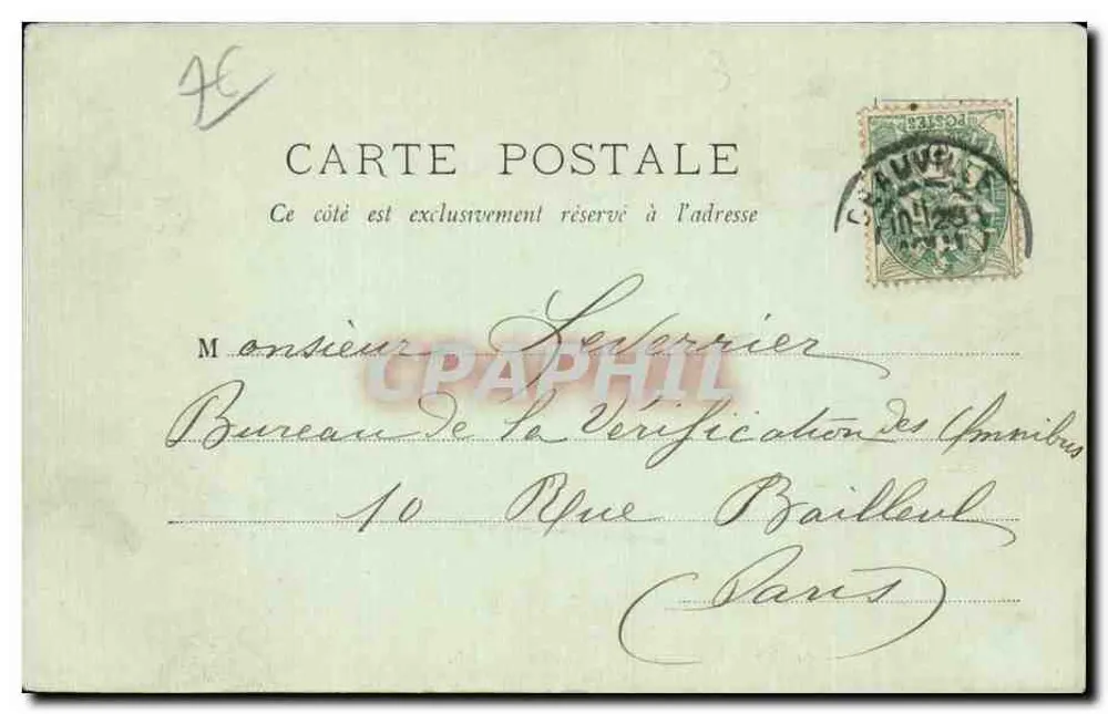 Le Havre — Der Kap La Hève und Sainte-Adresse — LL. - Rückseite