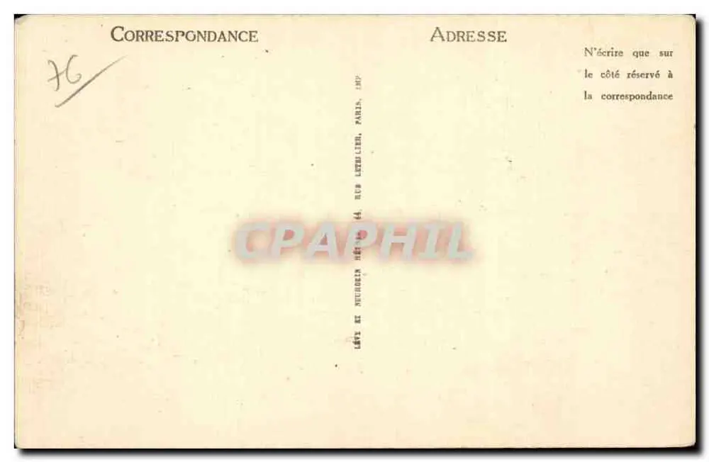 Le Havre — Der Pilotenpunkt, das Museum und die Rue de Paris — LL. - Rückseite