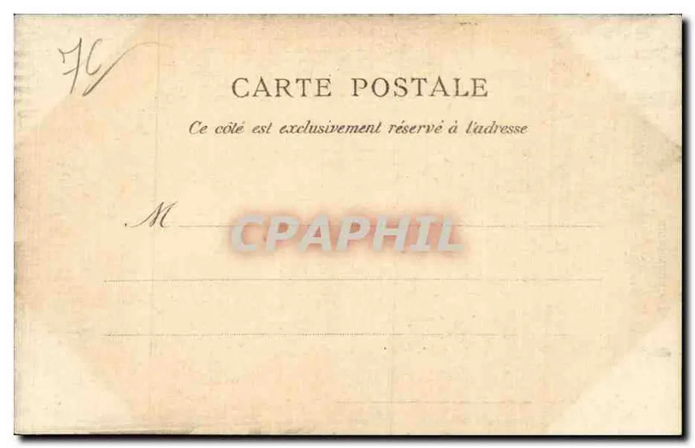 Lillebonne — Portal der Kirche (14. Jahrhundert) —Paris, n° 2477 - Rückseite