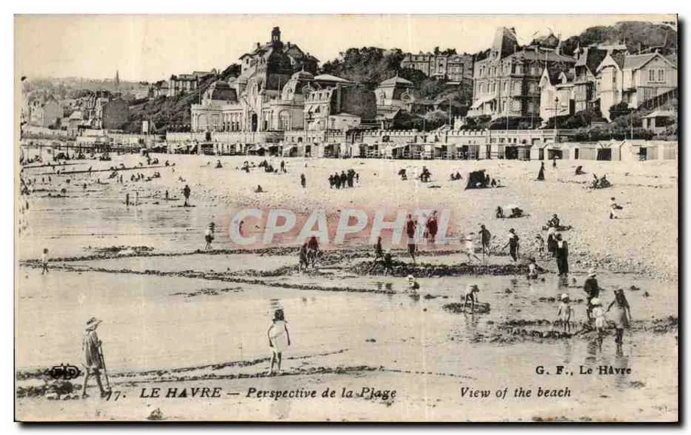 Le Havre — Perspectiva da Praia — G. F., Le Havre - Frente