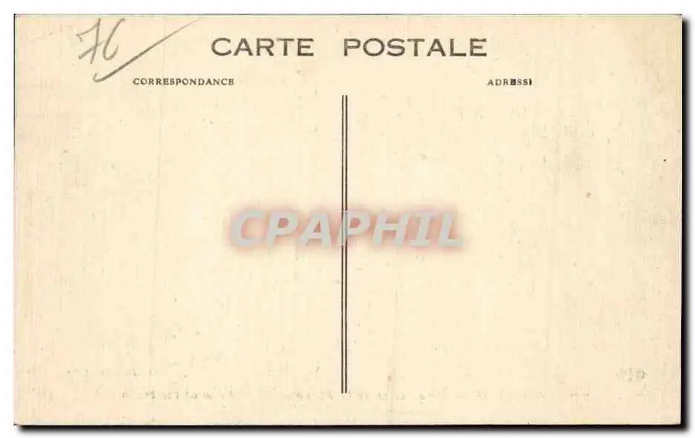 Le Havre — Perspectiva da Praia — G. F., Le Havre - Verso