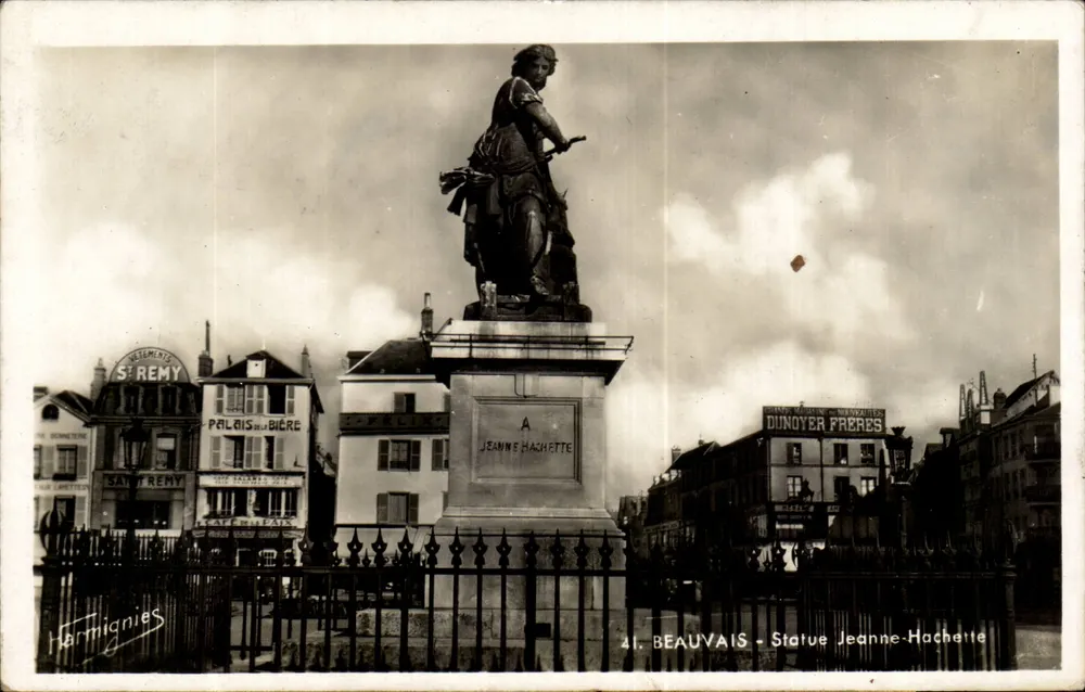 Beauvais - Estátua de Jeanne-Hachette — editor Harmignies, n° 41 - Frente