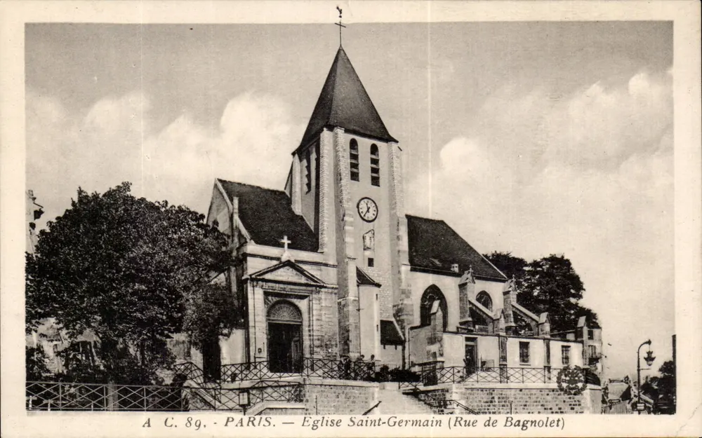 Kirche Saint-Germain — Rue de Bagnole — Paris — A.C. 89 - Vorderseite