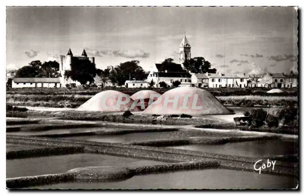 Insel Noirmoutier — Die Salzseen und allgemeine Ansicht — Editions Gaby - Vorderseite