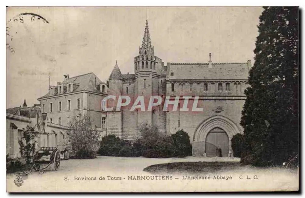 Marmoutiers — A Antiga Abadia — C L. C. - Frente