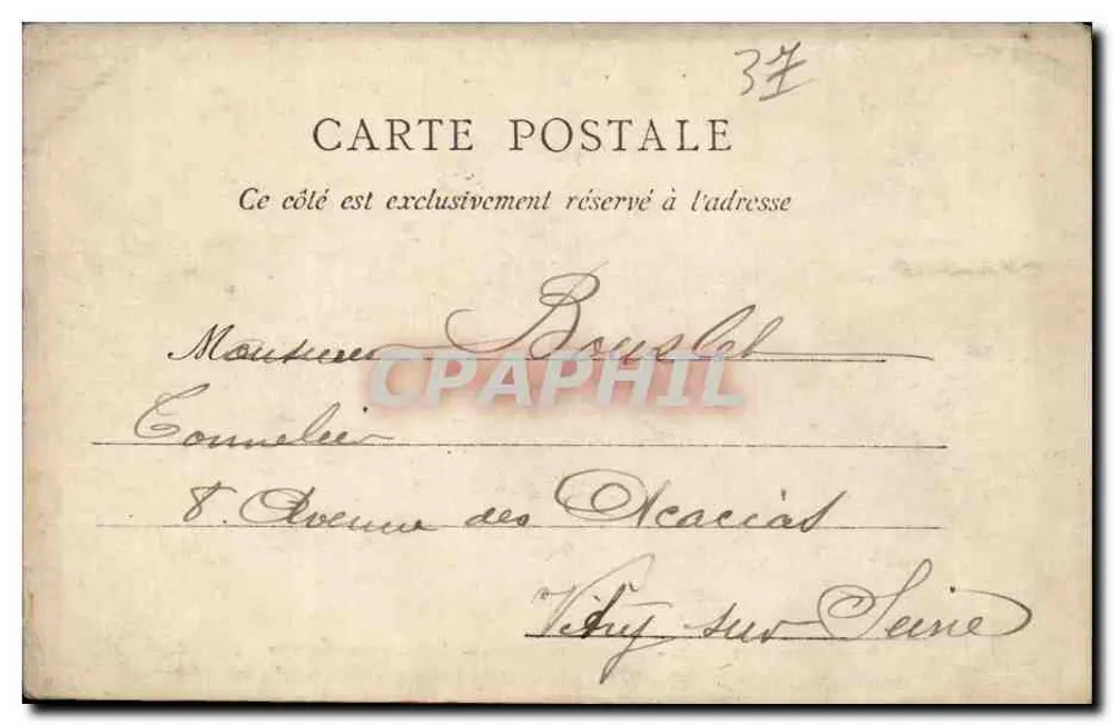 Marmoutiers — A Antiga Abadia — C L. C. - Verso