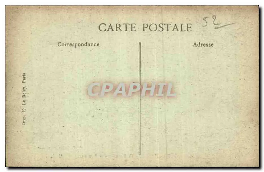Saint-Dizier — Le Pont Godard — Verleger Le Dolely, Nr. 52 - Rückseite