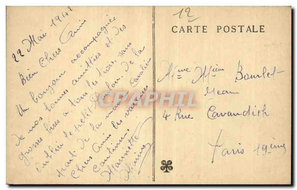Rodez — O Ponte de Tanus — editor Rodez, n° 186 - Verso