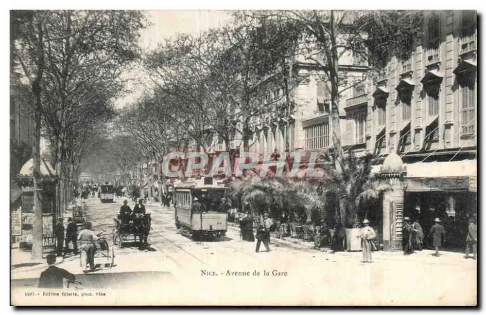 Nice - Avenida da Estação — Edição Gilatta, n° 660 - Frente