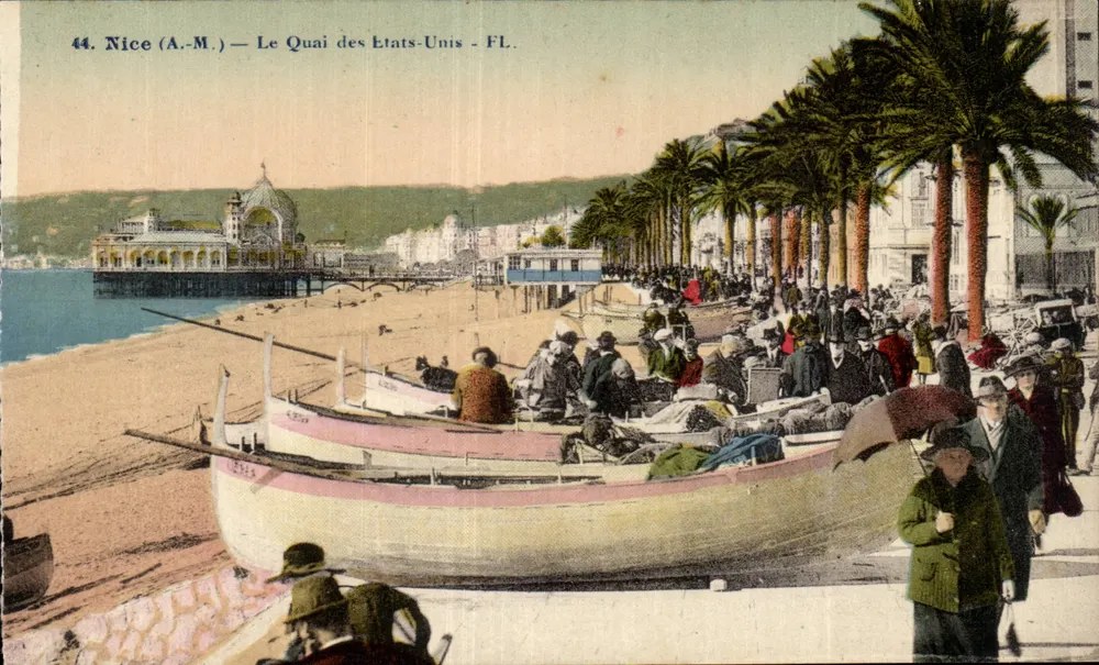 Nice (A.-M.) — O Quai dos Estados Unidos - F.L. - Frente