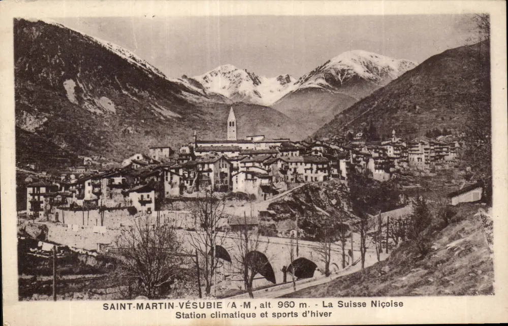 Saint-Martin-Vésubie — Klimastation und Wintersport — J. Gilletta, Fotograf, Nice - Vorderseite