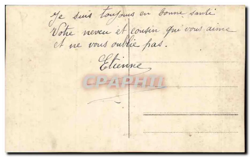 Soldatengruppe — Epoche 1914-1918 — Verlag und Seriennummer nicht sichtbar - Rückseite