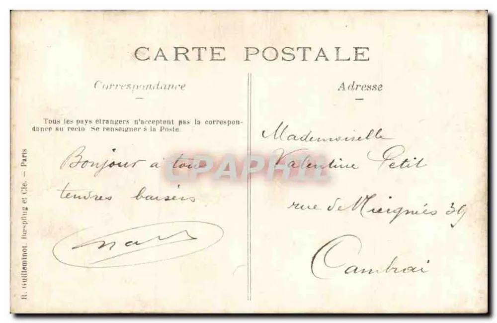 Dois soldados — estúdio fotográfico — Carlès - Verso